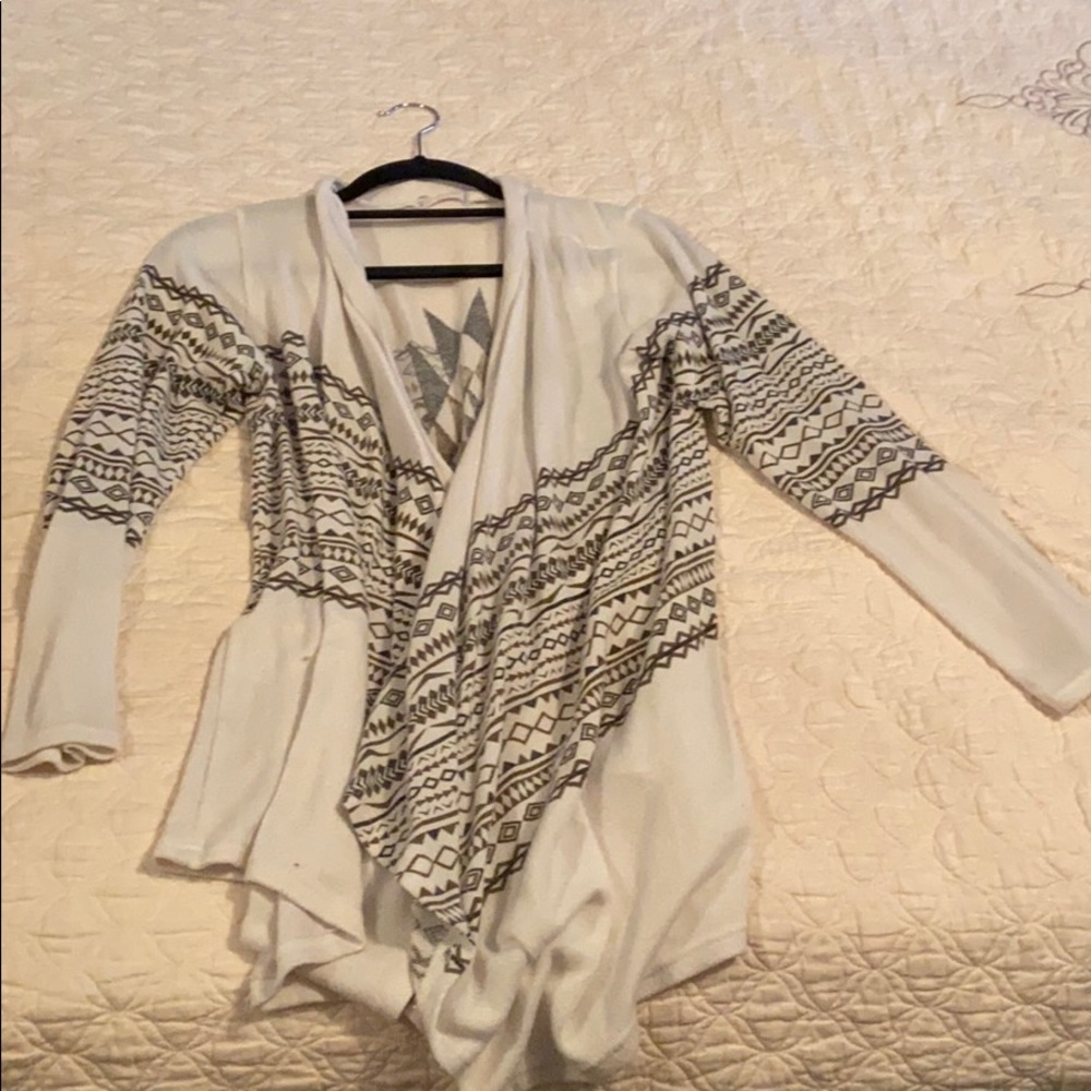 Draping sweater